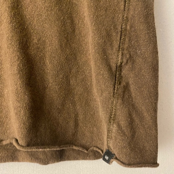 SMALL URBAN OUTFITTERS MODERN FIT BROWN SHORTSLEEVED SHIRT - Picture 2 of 4